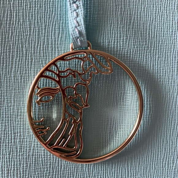 Versace Collection Light Blue Leather Tote Bag - Picture 2 of 15